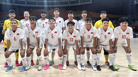 Liên tục dẫn trước, ĐT futsal nữ Việt Nam đánh rơi chiến thắng đáng tiếc  